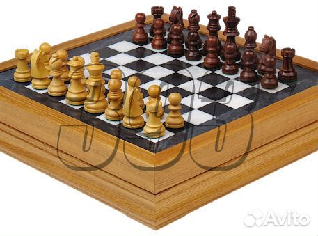 Шахматы Сарагоса (бархатный ложемент, чёрн (47475)