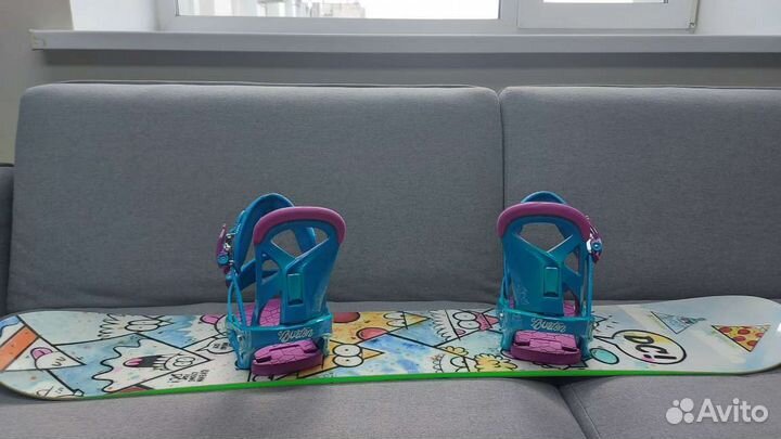 Комплект (сноуборд, крепление, ботинки, шлем,очки)