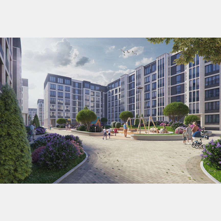 1-к. квартира, 52,3 м², 2/8 эт.