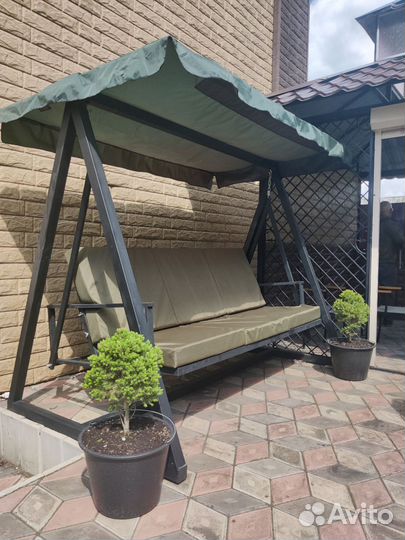 Садовые качели подвесные