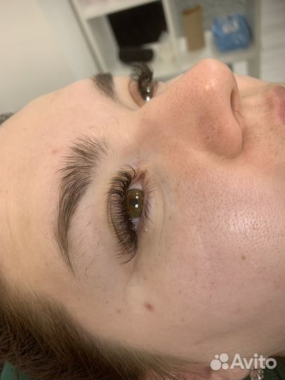 Наращивание ресниц на дому