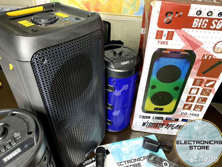 Портативная Колонка Большая Спикер диджи1055