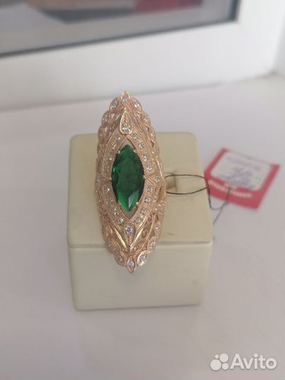 Кольцо золото 585 вес 12,9 р-р 18,75 (6661)