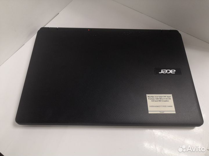 Ноутбук Acer intel CPU