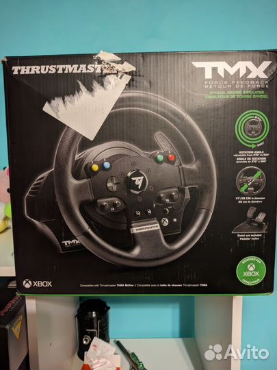 Игровой руль thrustmaster tmx