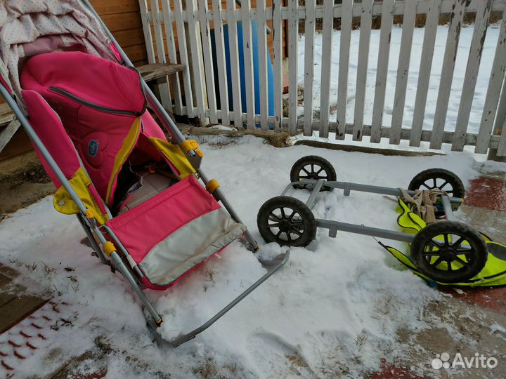 Коляска санки