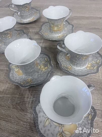 Сервис Набор чайных кружек новый