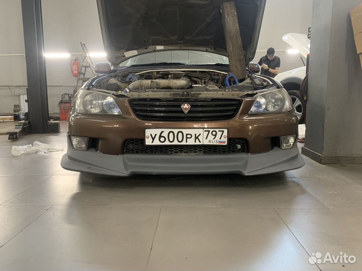 Передняя губа на Toyota Altezza