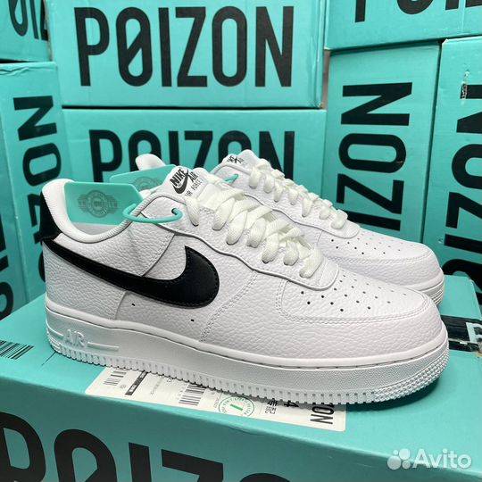 Nike Air Force 1 White Black Оригинал