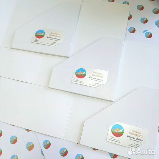 Печать папок на заказ. Заказать папки с логотипом