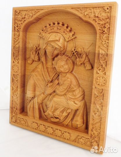 Икона резная 