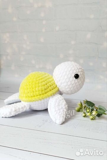 Вязаная игрушка черепашка