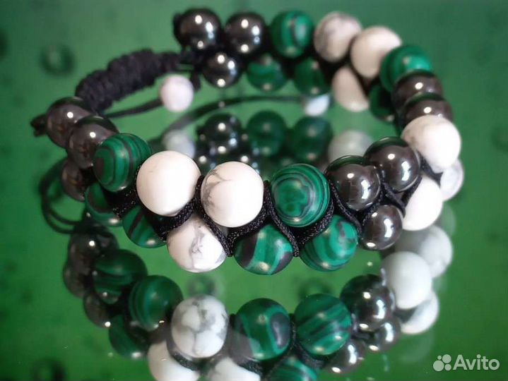 Браслет шамбала из камней