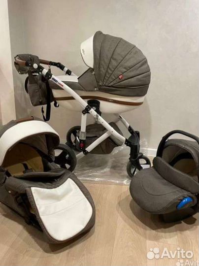 Коляска 3 в 1 bebe mobile movo 3