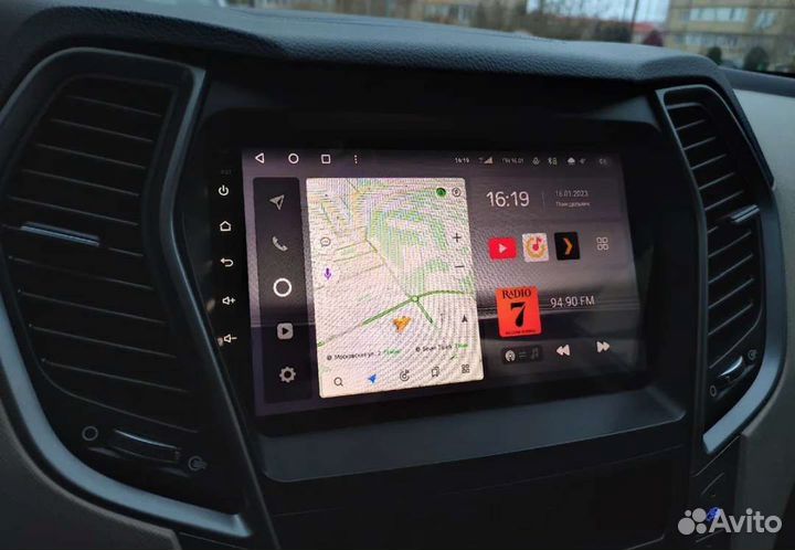 Андроид магнитолы для Hyundai Santa Fe 3