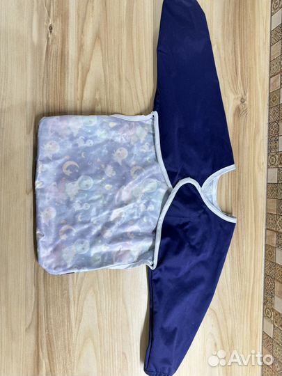 Нагрудник для кормления с рукавами