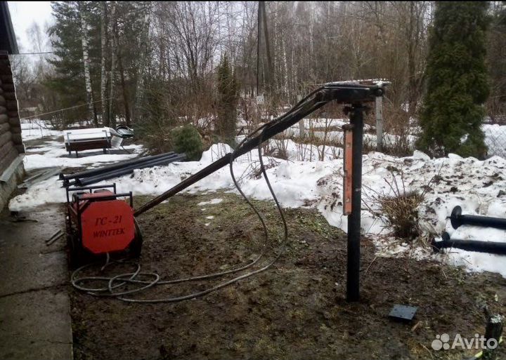 Монтаж винтовых свай 89, 73 мм