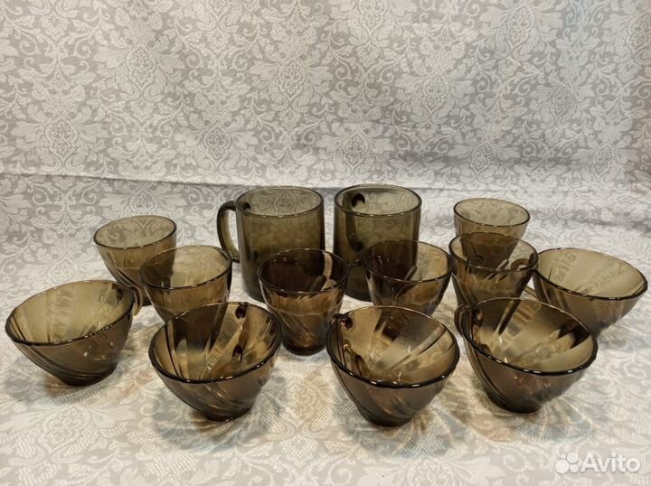 Посуда фирмы Luminarc, бокалы и чашки