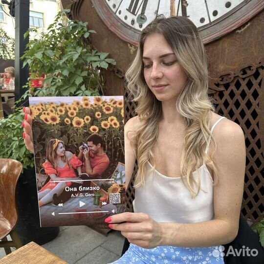 Витраж с фото / Подарок