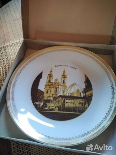 Тарелка декоративная. Богемия 1968г