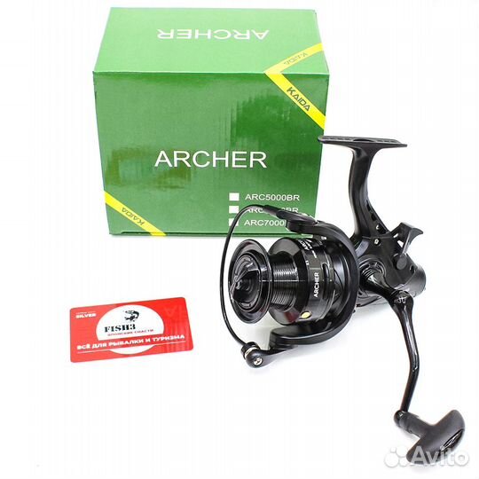 Катушка карповая с бейтраннером Kaida Archer 7000B