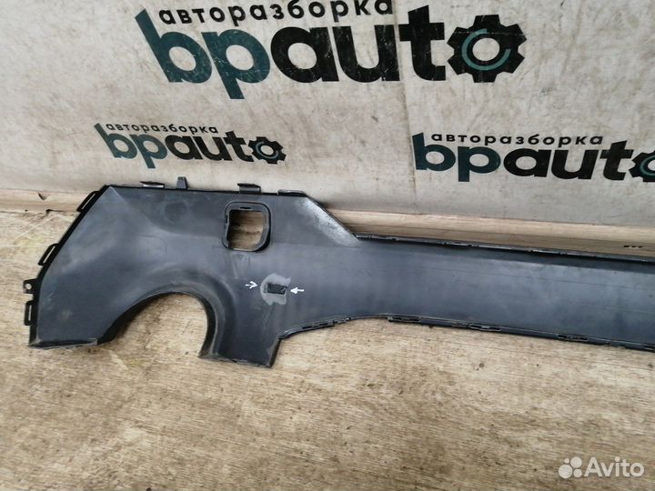 Юбка заднего бампера М-пакет 51128075839 BMW 4