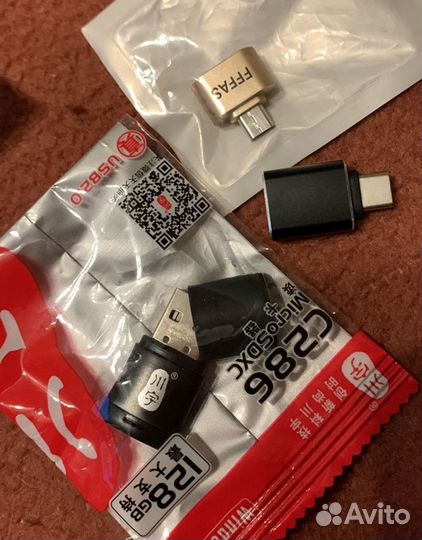 Переходник usb на micro sd, новый