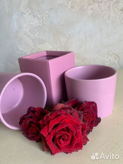 Кашпо керамическое ваза горшок для цветов