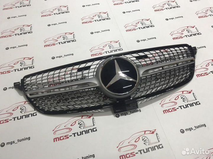 Решетка GLE W166 Diamond Silver (Дистроник)