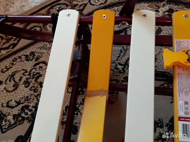 Детские санки коляска с колесами