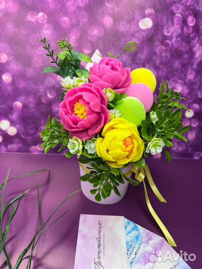 Букет из мыла