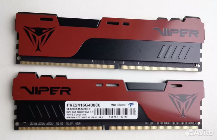 Оперативка Patriot viper elite ii 4000Mgz 32gb