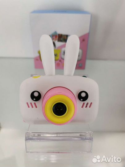 Детский цифровой фотоаппарат зайчик
