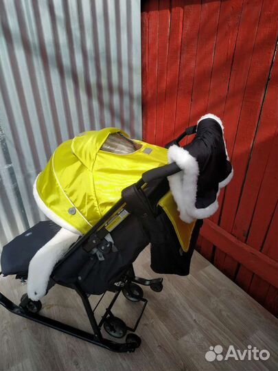Санки коляска ника 7-5к