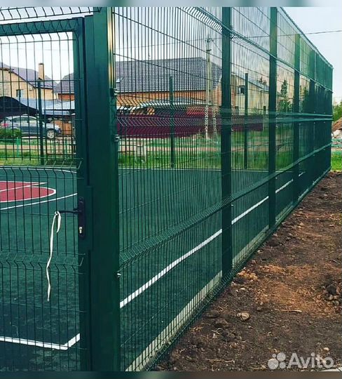 Сетка для забора 3d