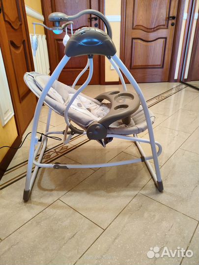 Электрокачели шезлонг Indigo fresh