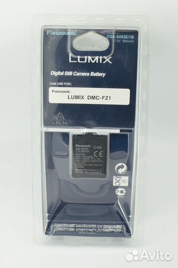 Аккумулятор Panasonic CGA-S002 (DMW-AC7,DE-994)