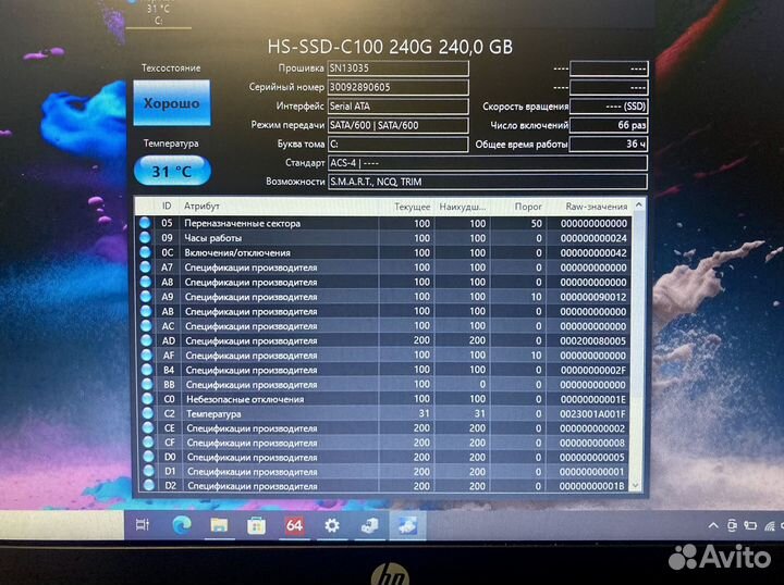 Бизнес ноутбук HP i5-4300u, 8gb, SSD 240gb