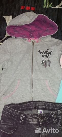 Вещи пакетом на девочку р.134-140