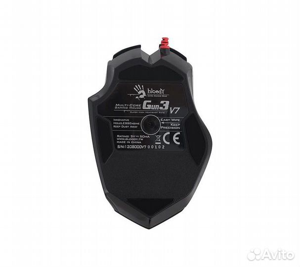 Мышь A4Tech Bloody V7, черный