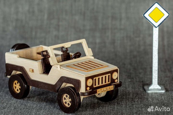 Сборная деревянная модель Внедорожник Off-Road (ta