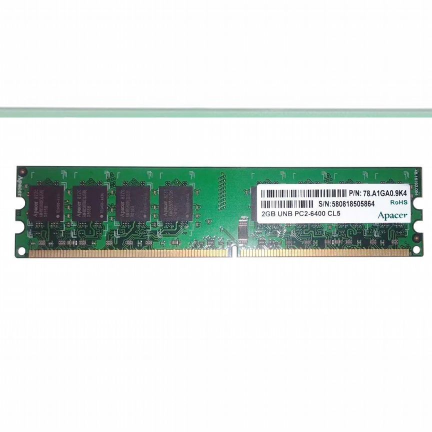 [78.A1GA0.9K4] Оперативная Память Apacer Ddr2 2gb 78.A1ga0.9k4