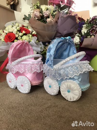 Колясочки на свадьбу (мальчик девочка)