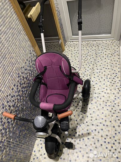 Детский велосипед с родительской ручкой