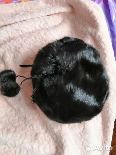 Берет женский норковый