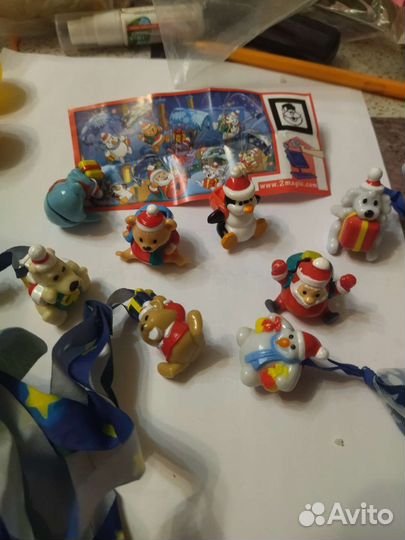 Игрушки из киндер сюрприза. Новогодняя серия