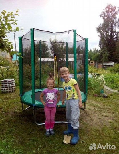 Батут с сеткой 1.8 метра