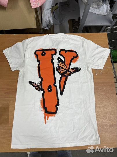 Футболка Vlone x Juice wrld Butterfly Tee 'White