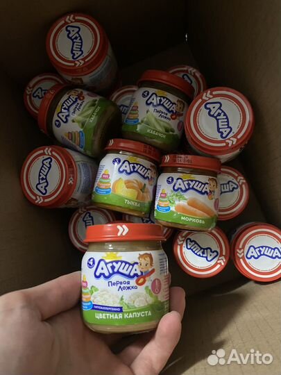 Овощное пюре агуша