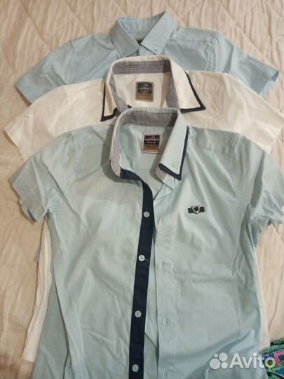 Рубашки х/б в школу 128 140